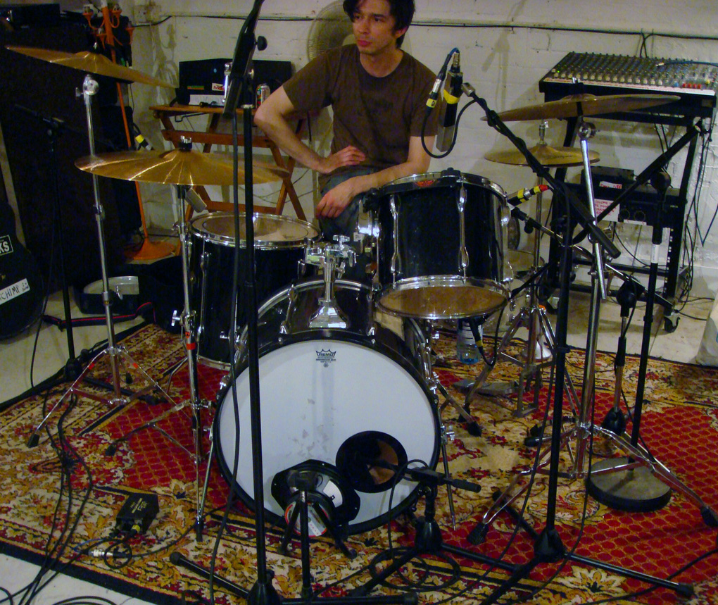 Chimp studio drum setup album demos '08